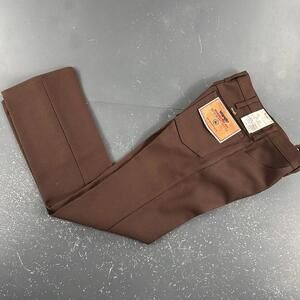 Wrangler Men's Dress Jean Brown Pants